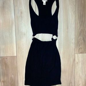 Cut out mini dress